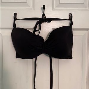 Black shade and shore bikini halter top 38dd